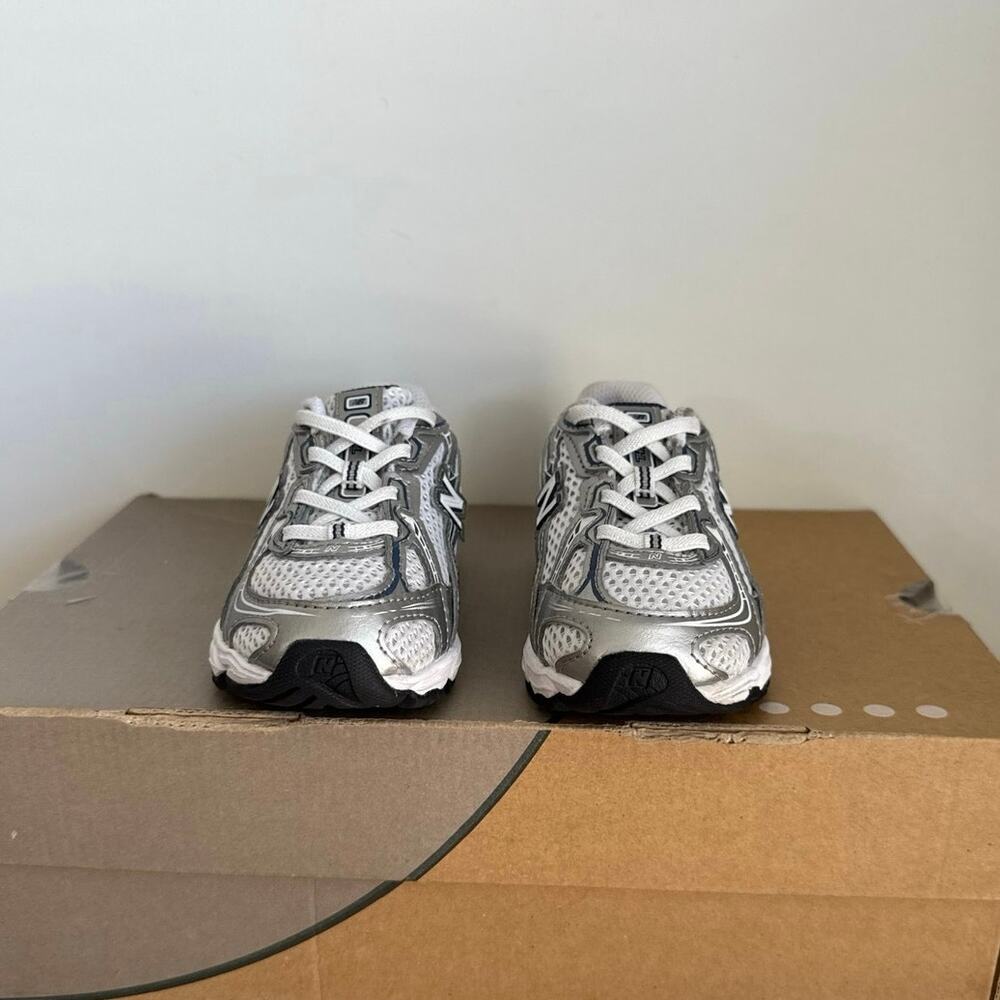New Balance 740 Bungee Navy/Silver/White Toddler Sneakers- SZ 9 C - Picture 11 of 13